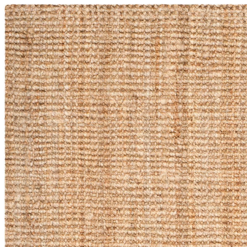 SAFAVIEH Natural Fiber Delmar Braided Jute Area Rug, Natural, 6' x 9'