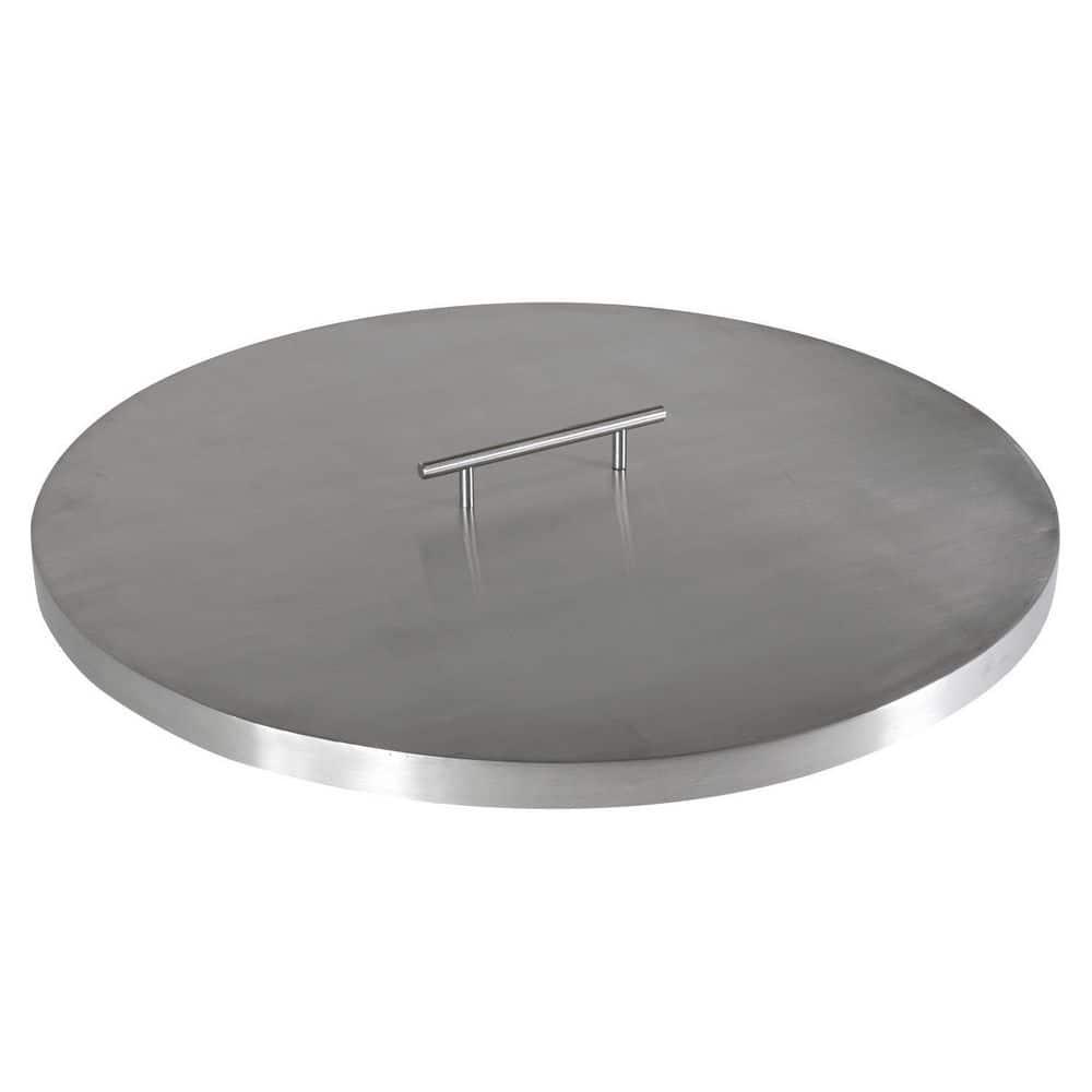 Celestial Fire Glass Stainless Steel Fire Pit Lid for Round Fire Pits