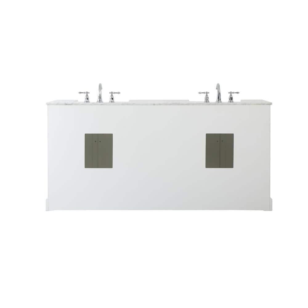Emiliano 72'' Double Bathroom Vanity with Top