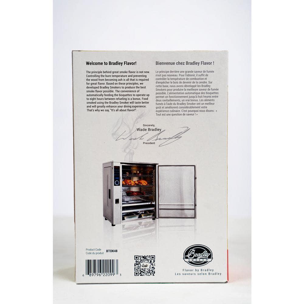 Bradley Smoker Oak Flavor Wood Smoking Bisquettes 48 Pack BTOK48