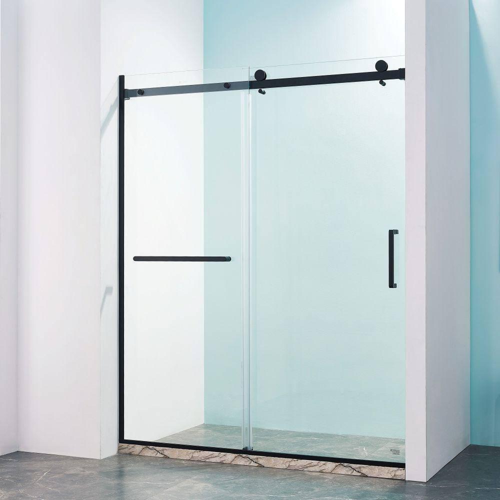 56"-60 ‘W x 75’ Aluminum Framed Shower Door