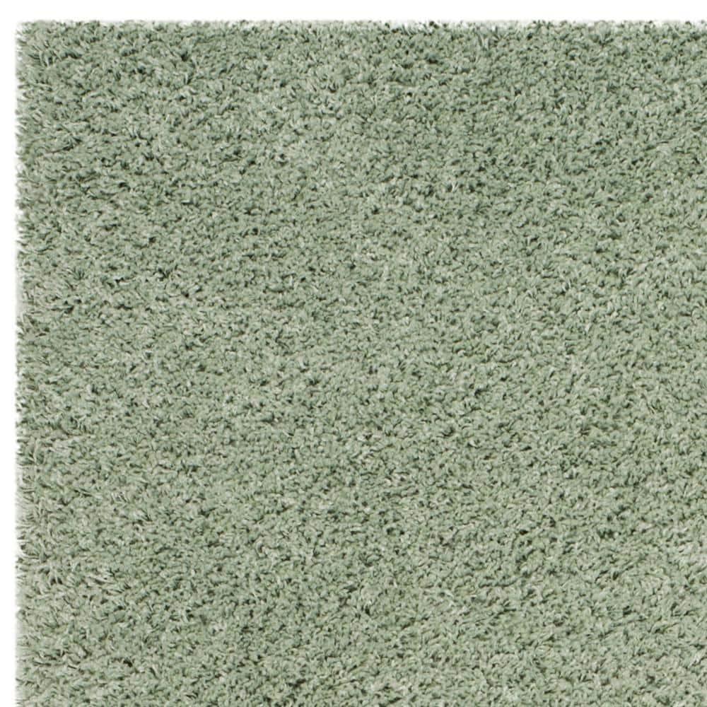 Laguna Shag SGL303 Power Loomed Accent Rug - Light Sage - 3'x5' - Safavieh.