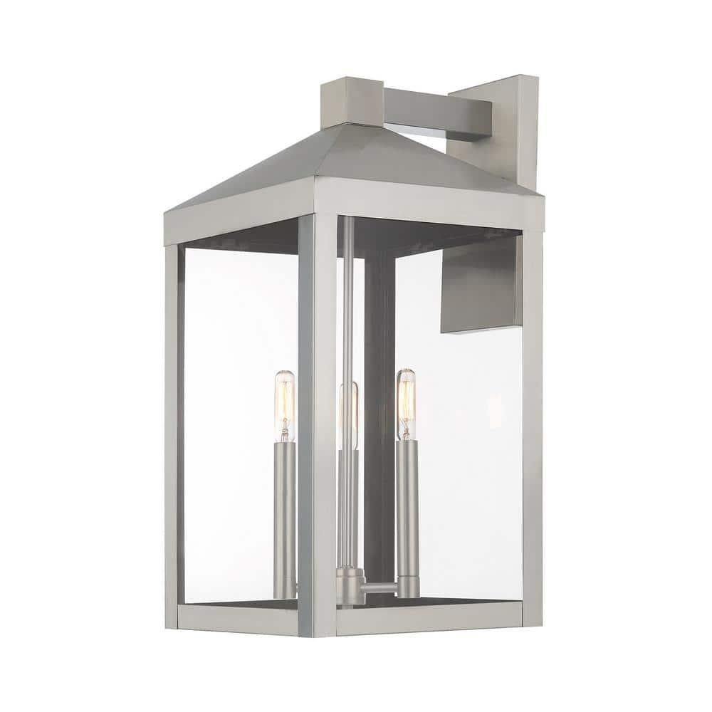 Livex Lighting Nyack 3 Light Outdoor Wall Lantern