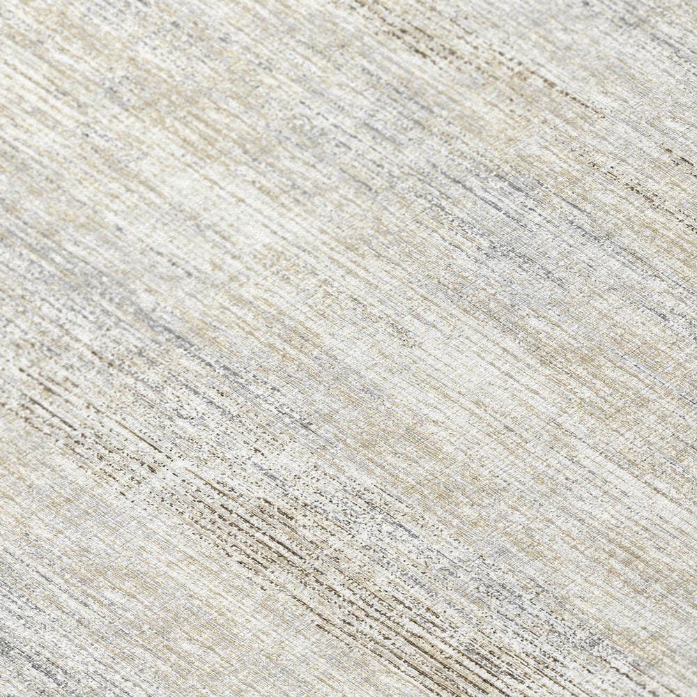 Addison Rugs Indoor/ Outdoor Marston Dynamic Transitional Striped Washable Area Rug 10' x 14' - Beige