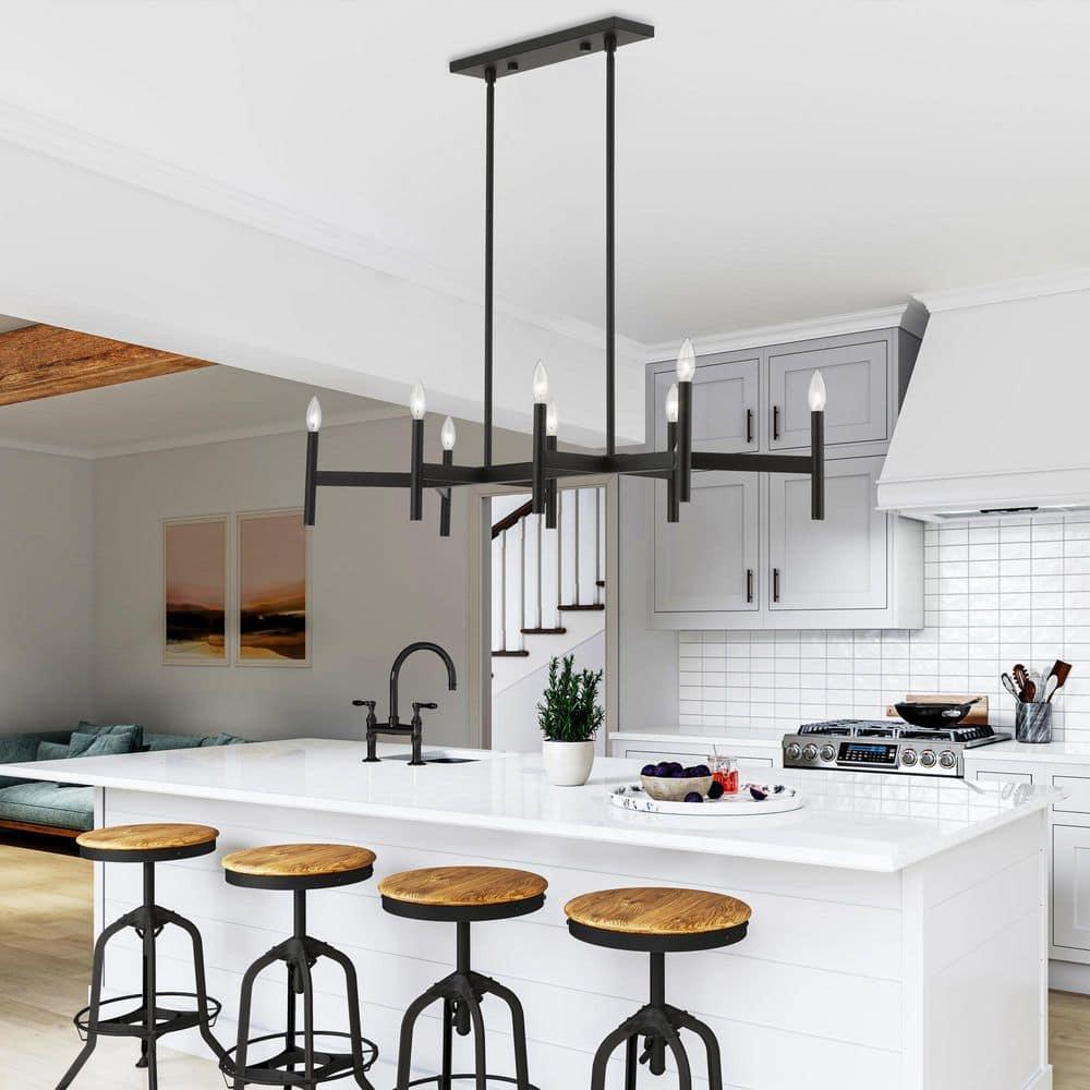 Livex Lighting Copenhagen 8 - Light Chandelier in  Black