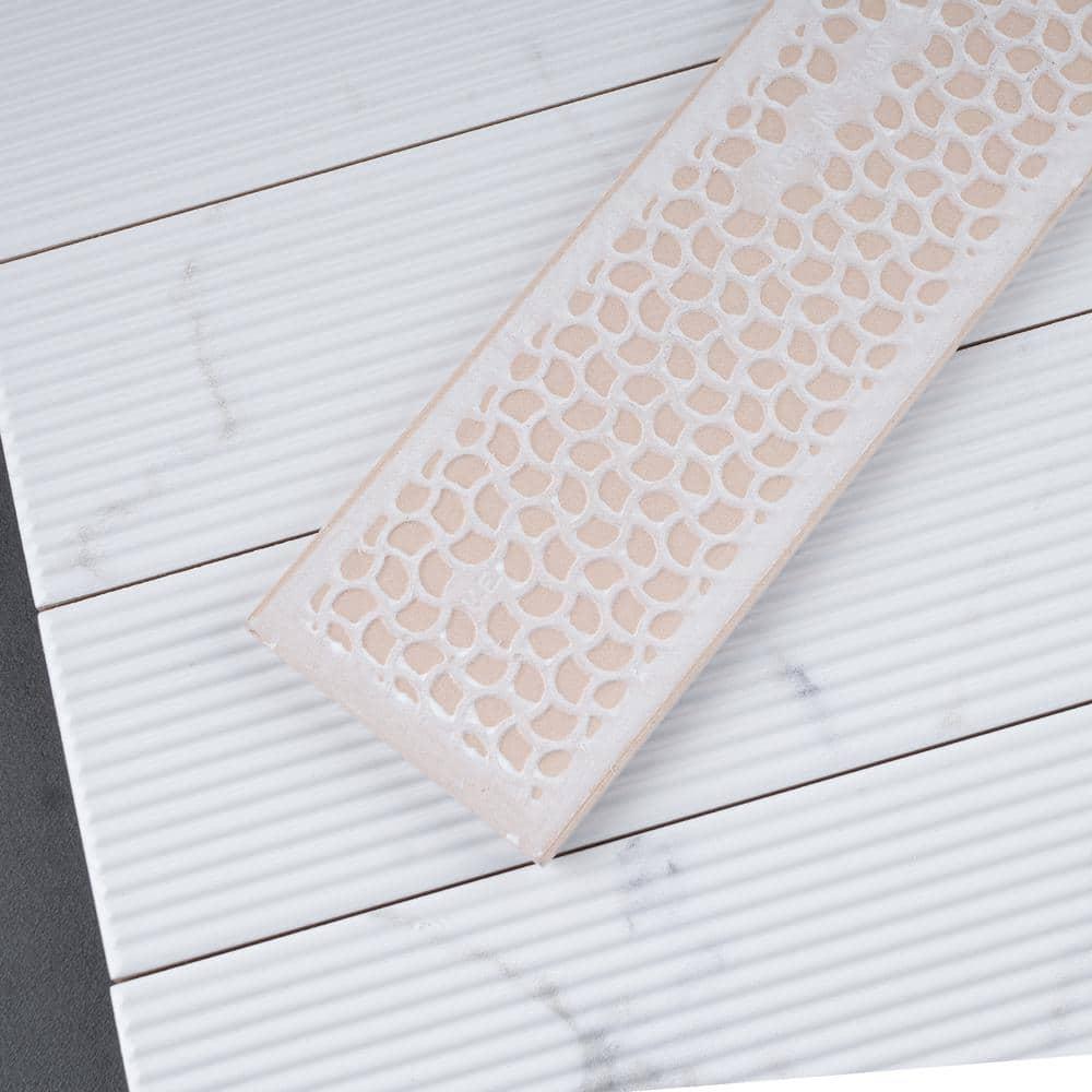 Supreme Tile Paloma Calacatta 2.95 in. X 11.81 in. Ceramic Subway Wall Tile