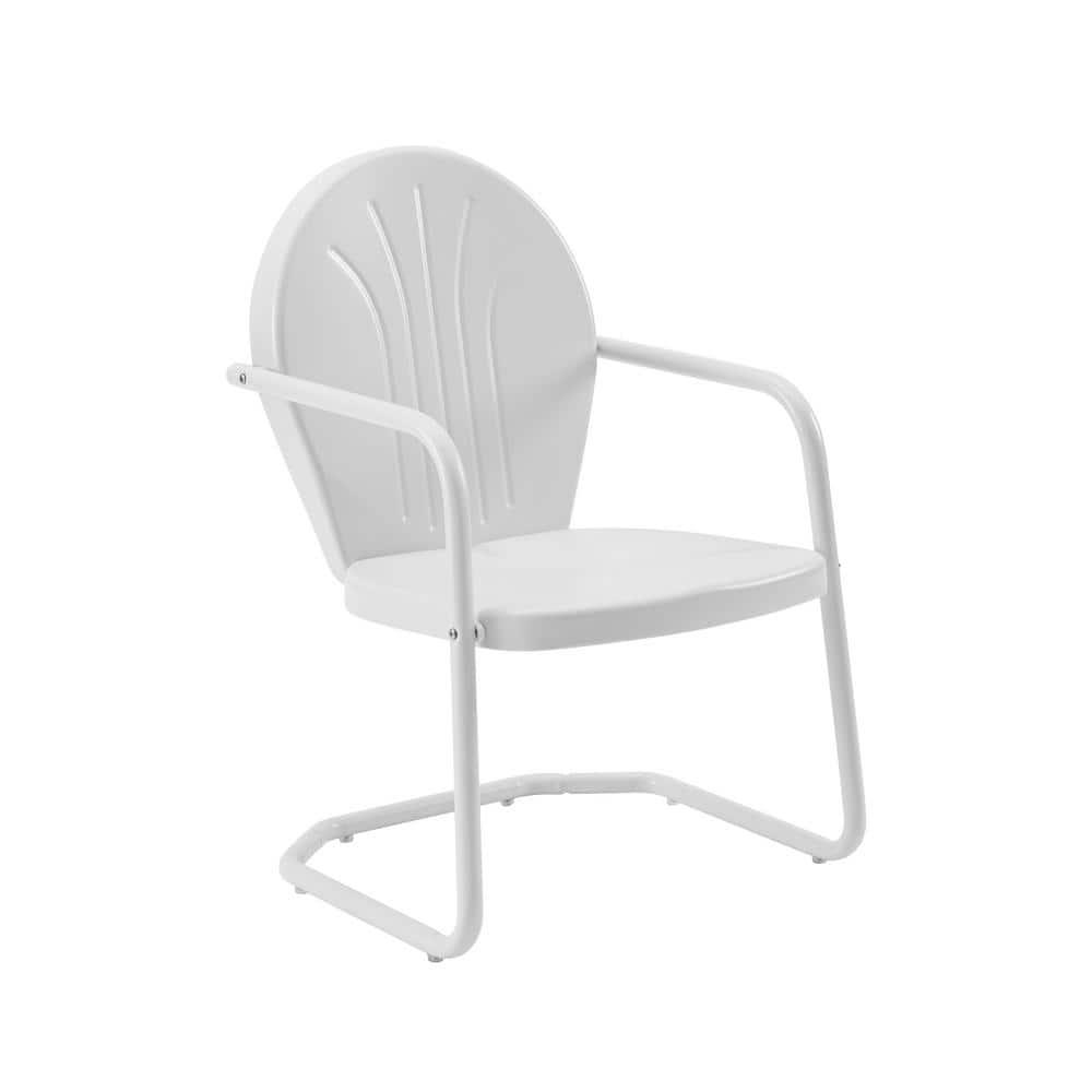 Griffith Metal Chair in White Finish