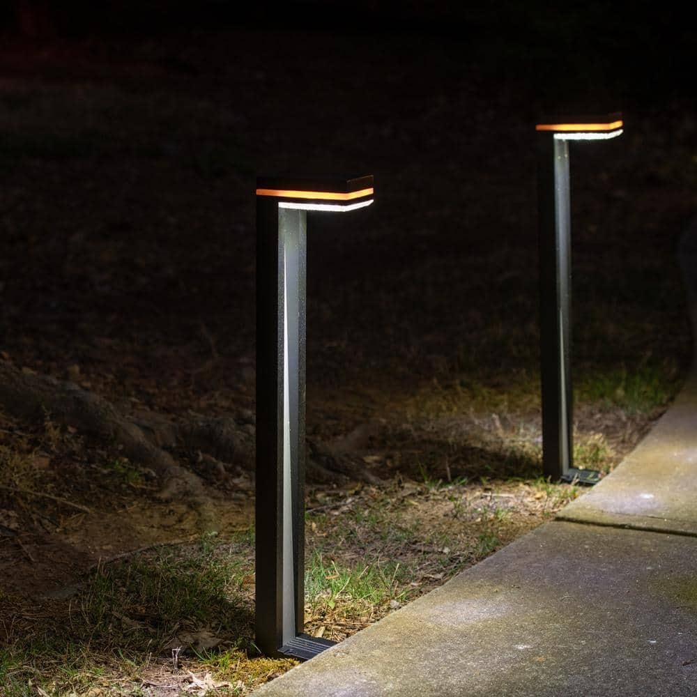 Sentry Modern 60 Lumens Solar Outdoor LED Landscape Pathway Light - 2 Pack