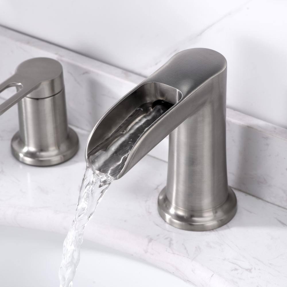 VividFall 8 in. Widespread 2-Handle Bathroom Faucet