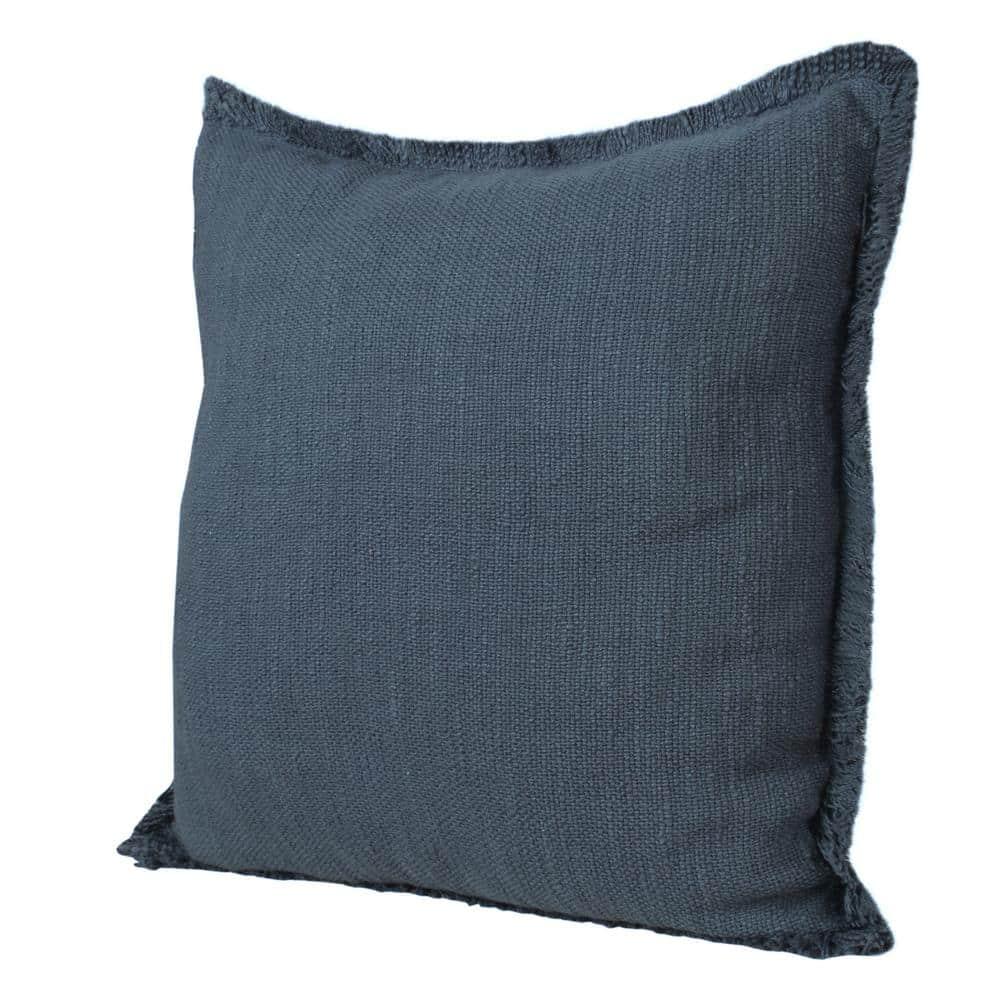 Rajani Home Jessei Fringed Cotton Throw Pillow