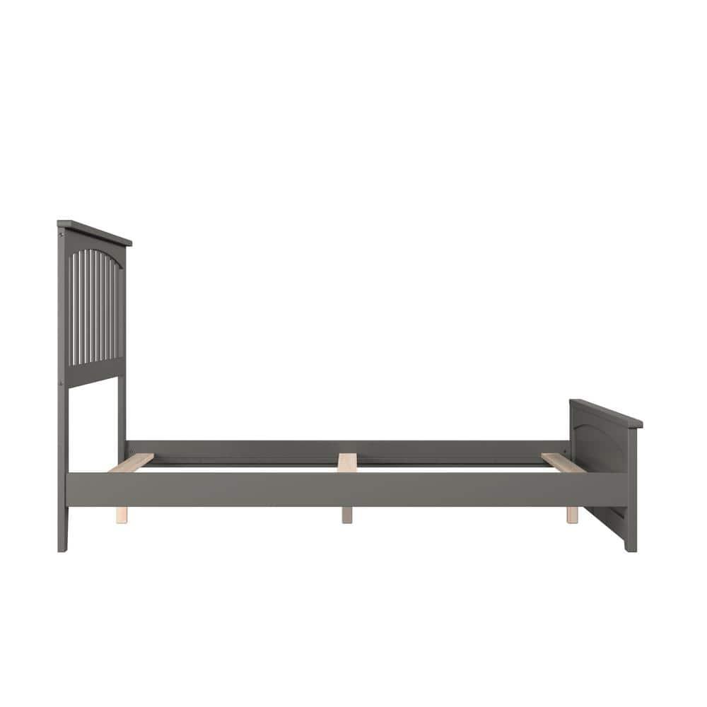 Mission Low Profile Solid Wood Platform Bed with Matching Footboard