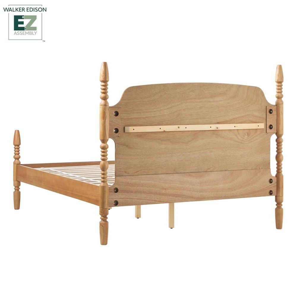 Vivienne Traditional Easy Assembly Solid Wood Turned Spindle Bed