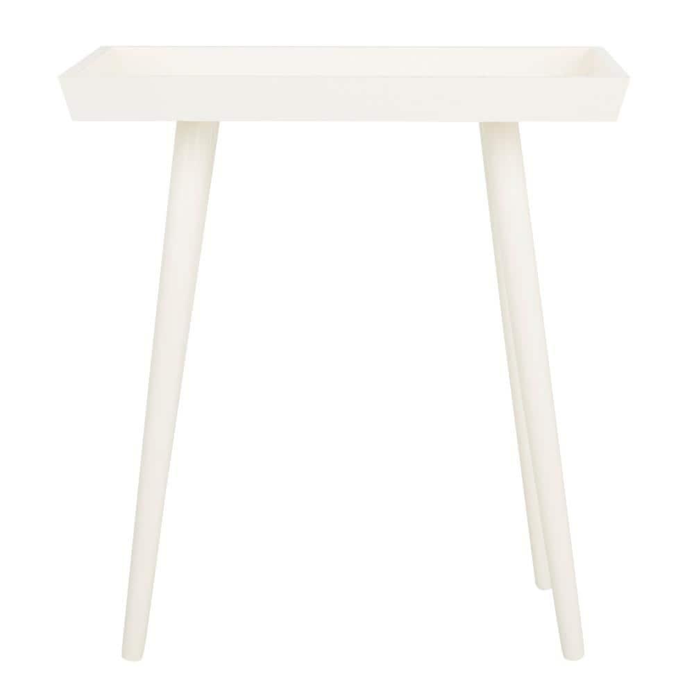 Nonie Tray Accent Table - Vintage White - Safavieh.