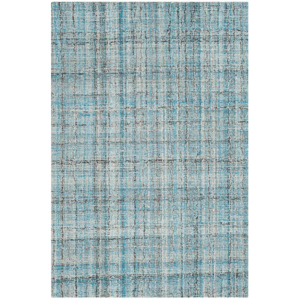 Abstract ABT141 Handmade Indoor Accent Rug - Blue/Multi - 3'x5' - Safavieh