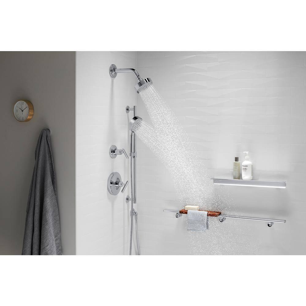 Kohler Purist 2.5 Gpm Multifunction Wall Mount Showerhead, Three Spray Settings, 5.5" High Pressure Spray Head