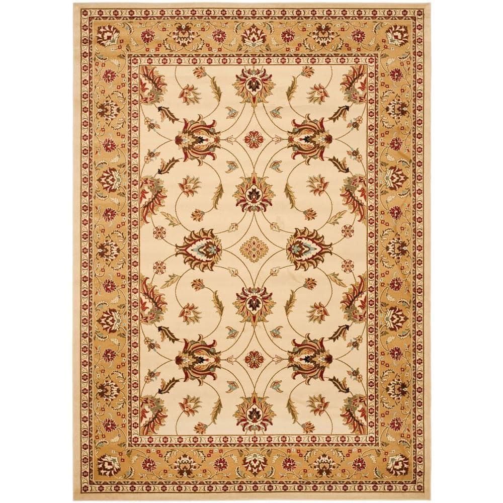 Lyndhurst LNH553 Power Loomed Area Rug - Ivory/Beige - 8'x11' - Safavieh.