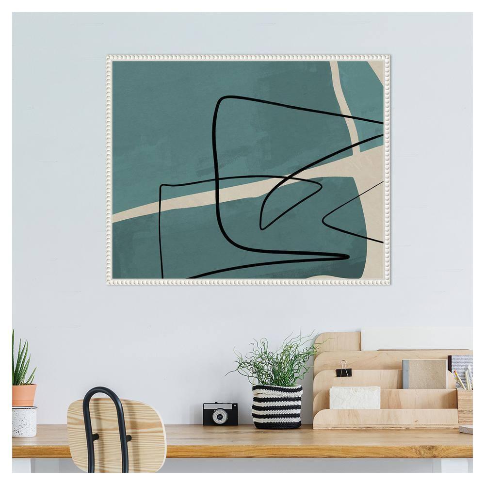 Amanti Art Different Strokes II by Dan Meneely Canvas Wall Art Print Framed 28 x 23-in.