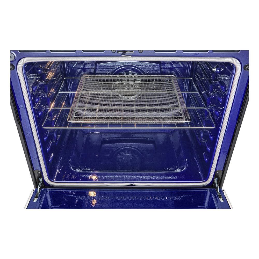 LG Studio LG STUDIO Smart Wi-Fi Dual Fuel Slide-in Range with ProBake Convection® and EasyClean®, 6.3 cu. ft. LSDS6338F