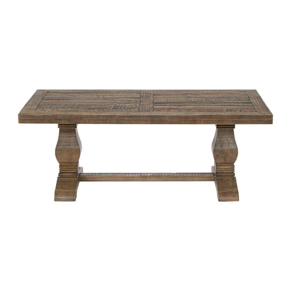 Martin Svensson Home Napa Pedestal Coffee Table, Reclaimed Natural