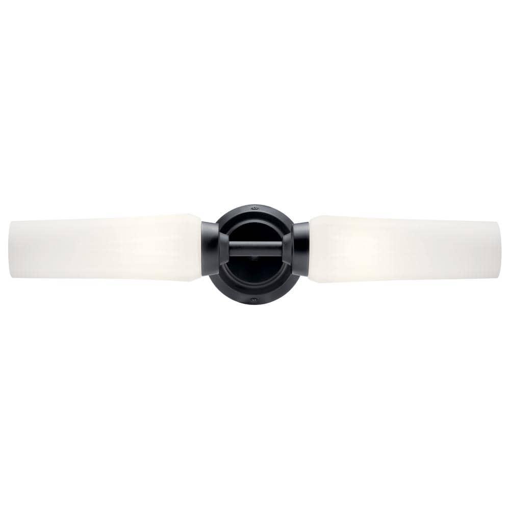 Kichler Lighting Truby 2 - Light Vanity in  Black