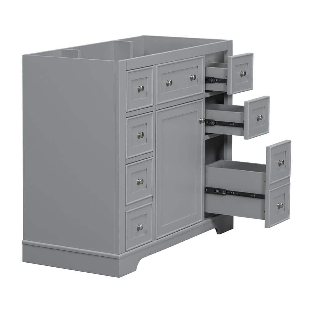 Beyong 33.4" H X 35.6" W X 17.9" D 35.6'' Single Bathroom Vanity Base Only