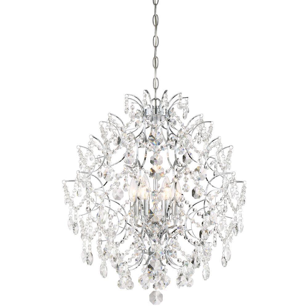 Minka Lavery Isabella's Crown 6 - Light Dimmable Globe Chandelier