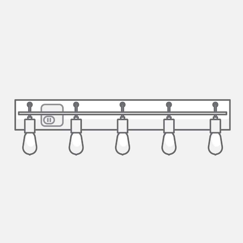 Rooks Single Light Glass Steel Dimmable Armed Sconce