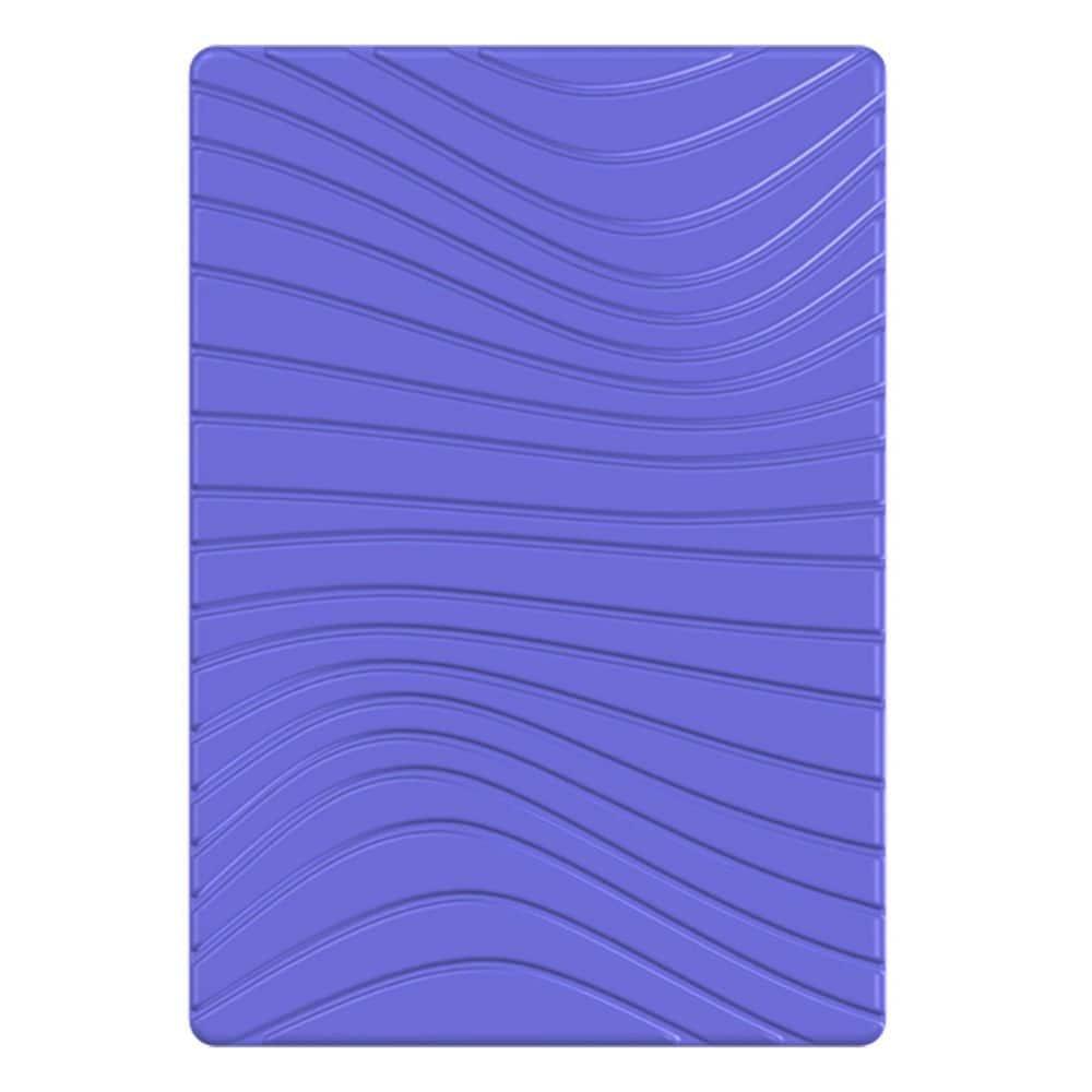 Big Joe Aquaria Roll Up Padded Soft Ripple Wave Floating Water Lounge Raft with Aqua Cell Foam Full Body Support for Swimming Pools, Blue