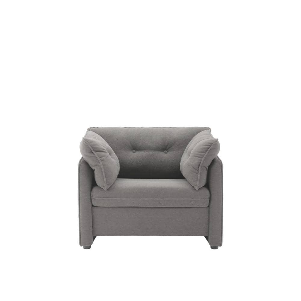CHORLENIMI Modern Chenille Oversized Armchair | Wayfair