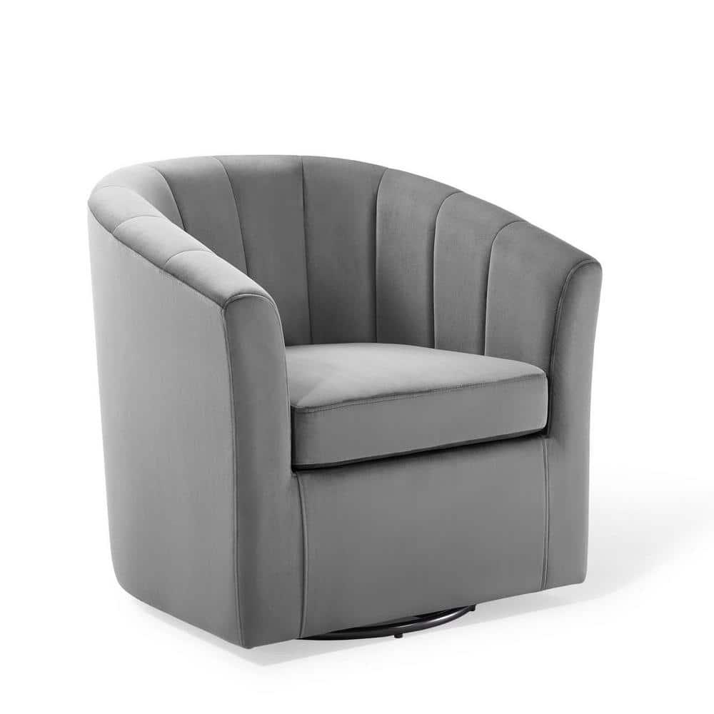 Modway Prospect Performance Velvet Swivel Armchair