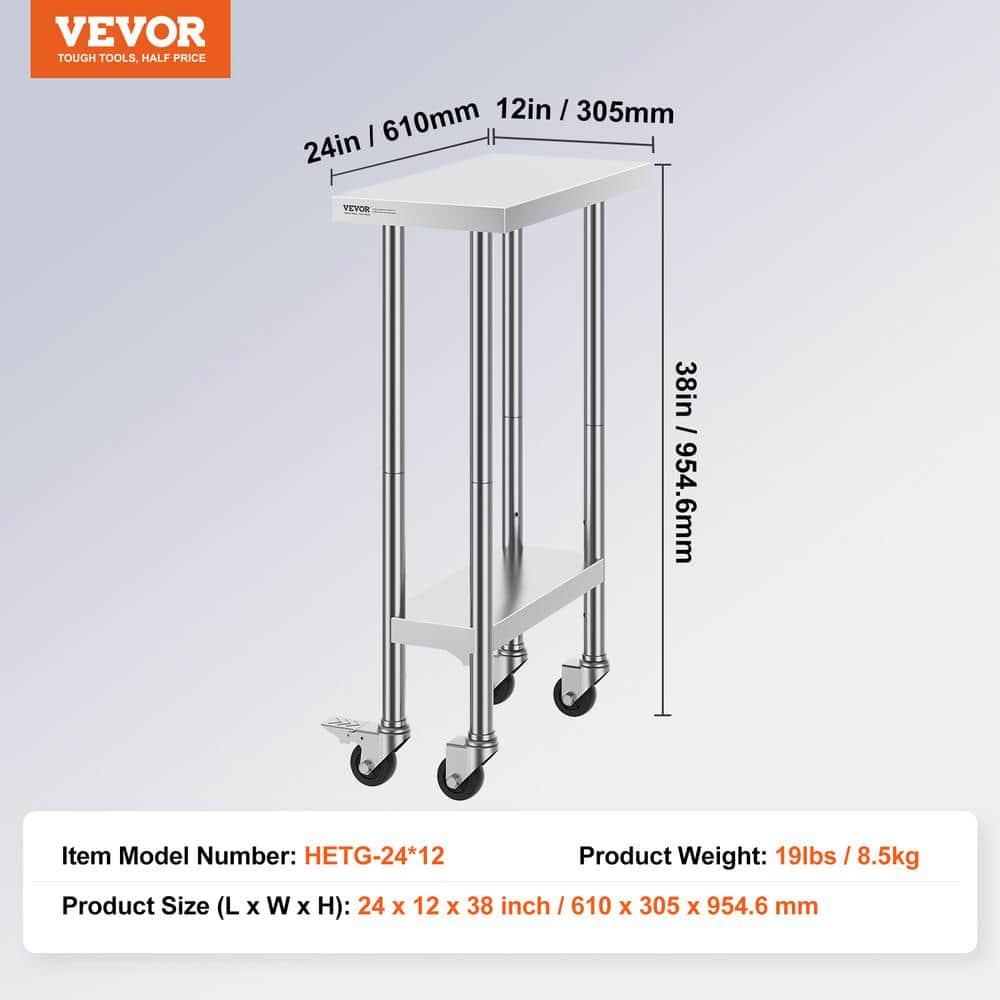 VEVOR Metal Kitchen Cart