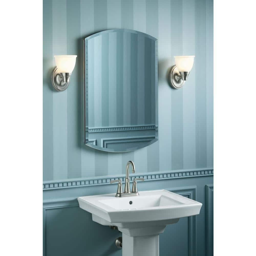 Archer® Vitreous China Rectangular Pedestal Bathroom Sink with Overflow