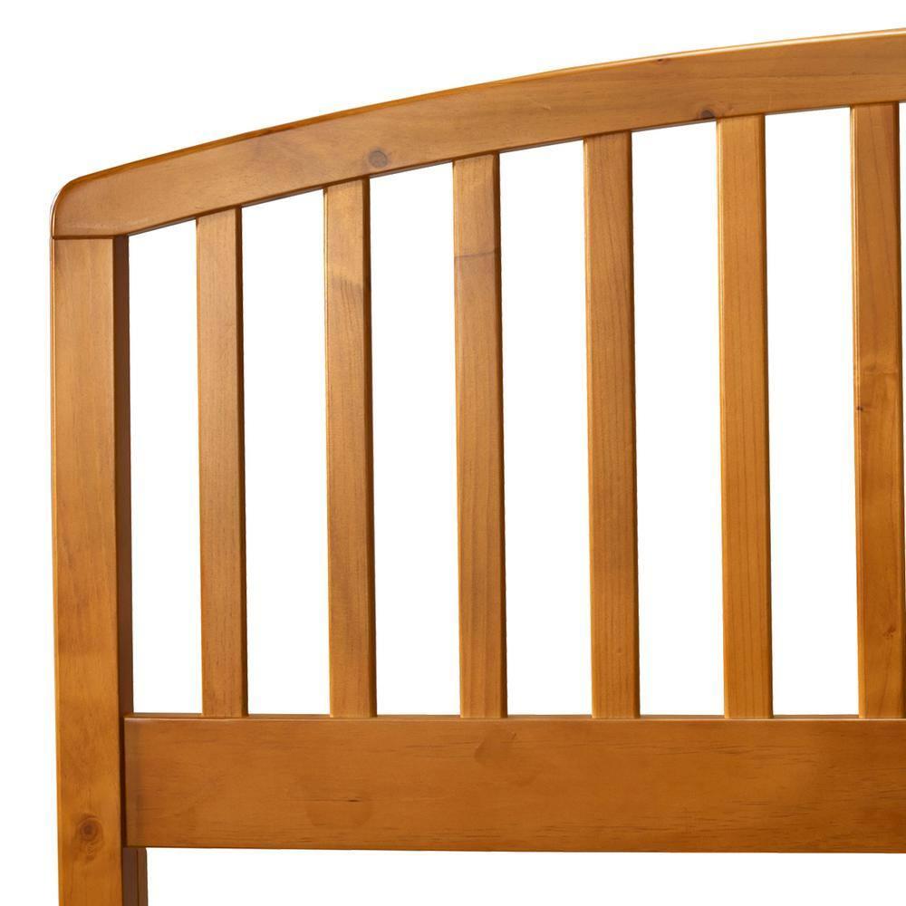 Carolina Country Pine Twin Headboard with Arched Top Rail