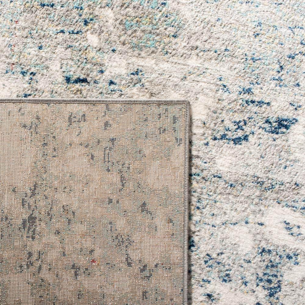 SAFAVIEH Jasper Brandt Abstract Overdyed Area Rug, Grey/Blue, 12' x 15'