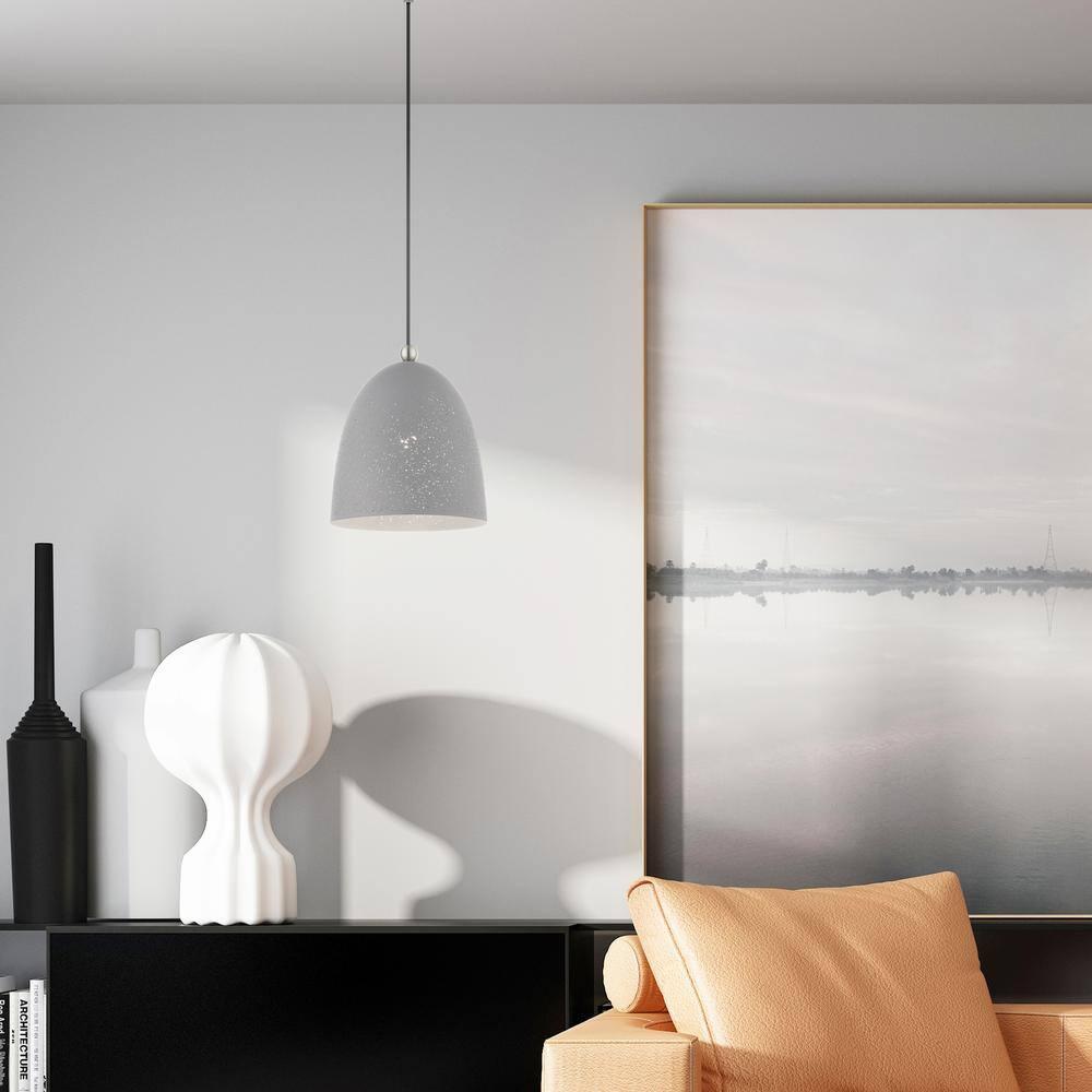 Livex Lighting Arlington 1 - Light Pendant in  Nordic Gray