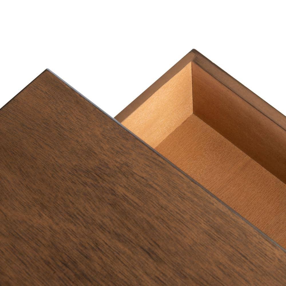 Peyton 1 Drawer Accent Table - Brown - Safavieh