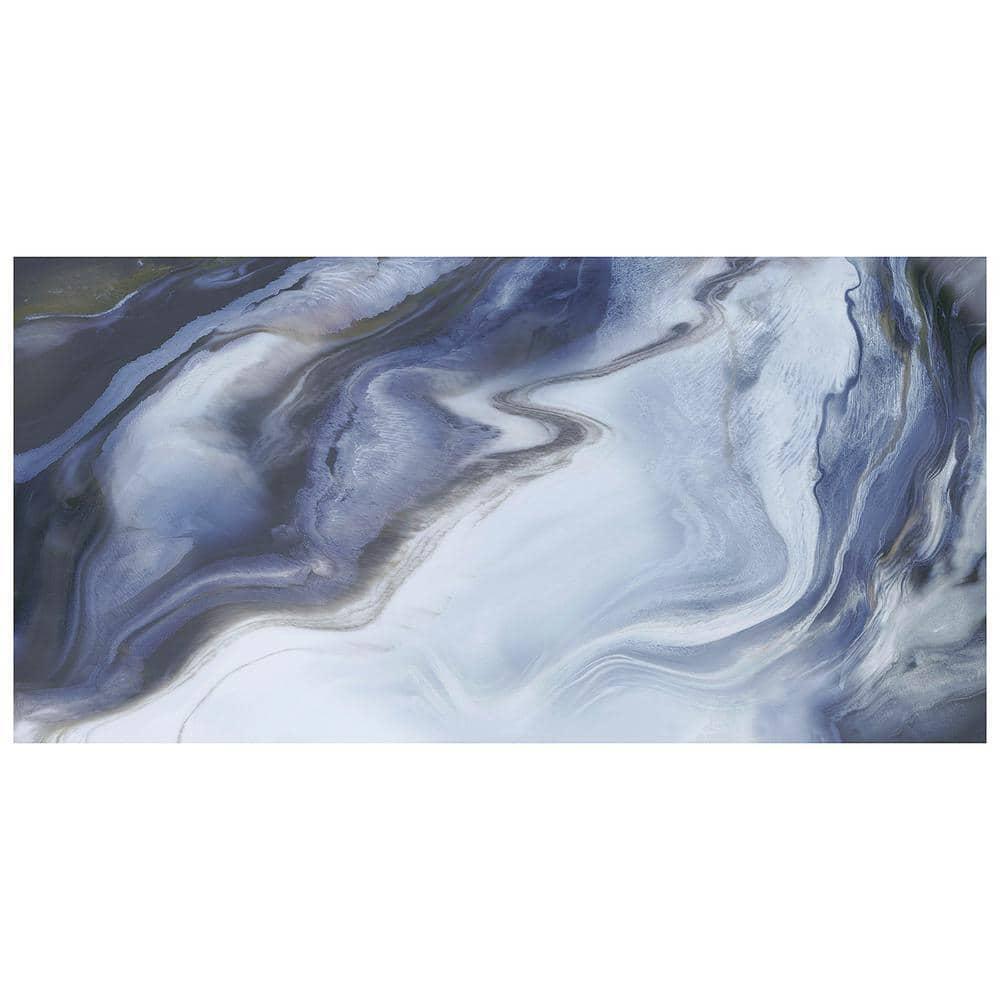 Savannah 23.62 in. x 47.24. in Polished Porcelain Marble Look Floor & Wall Tile (15.49 Sq. Ft./Case)