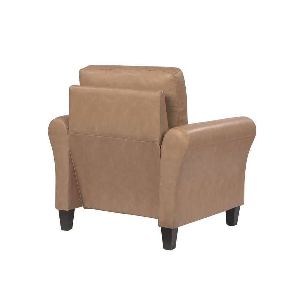 Lifestyle Solutions Willow Chair Light Brown Vegan Leather