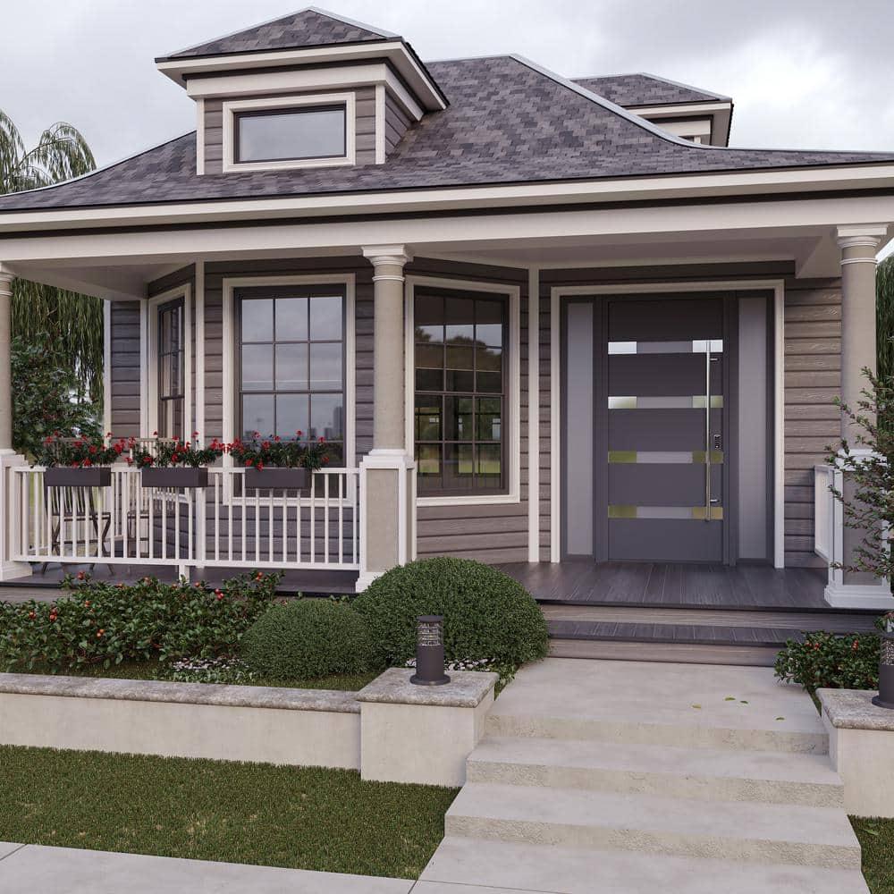 Belldinni 37.4'' x 81.5'' Steel Front Entry Doors