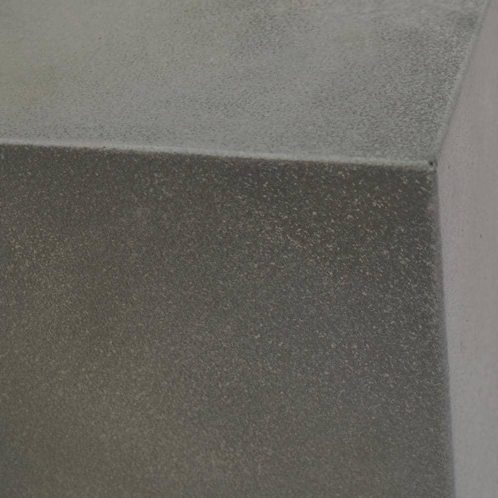 Noble House Wellington Rectangular Fire Pit with Tank Holder in Concrete