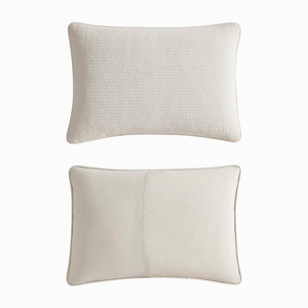 Nautica Bayport Nautica Seashore Stitch Solid Cotton Quilt Set