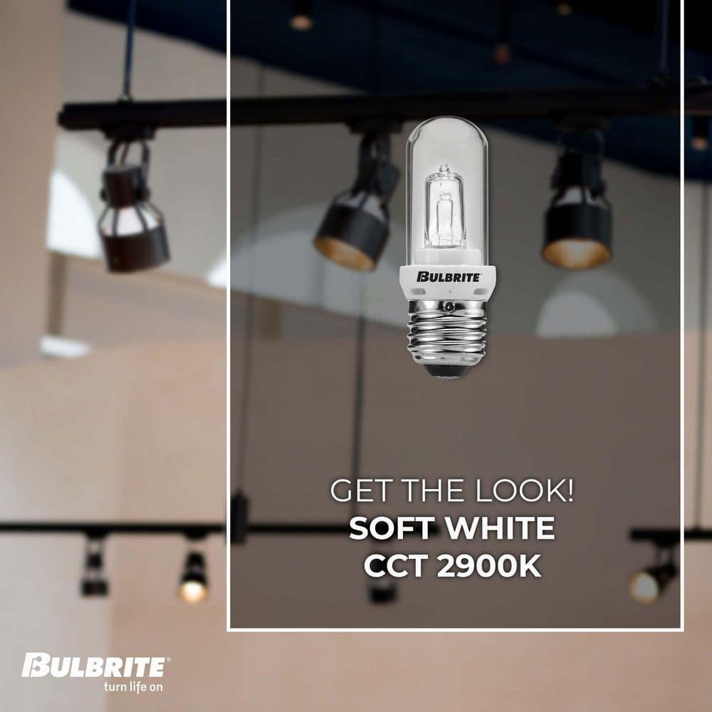 Bulbrite  Pack of (5) Dimmable Clear T8 Medium (E26) Halogen Mini Clear 75 Watt