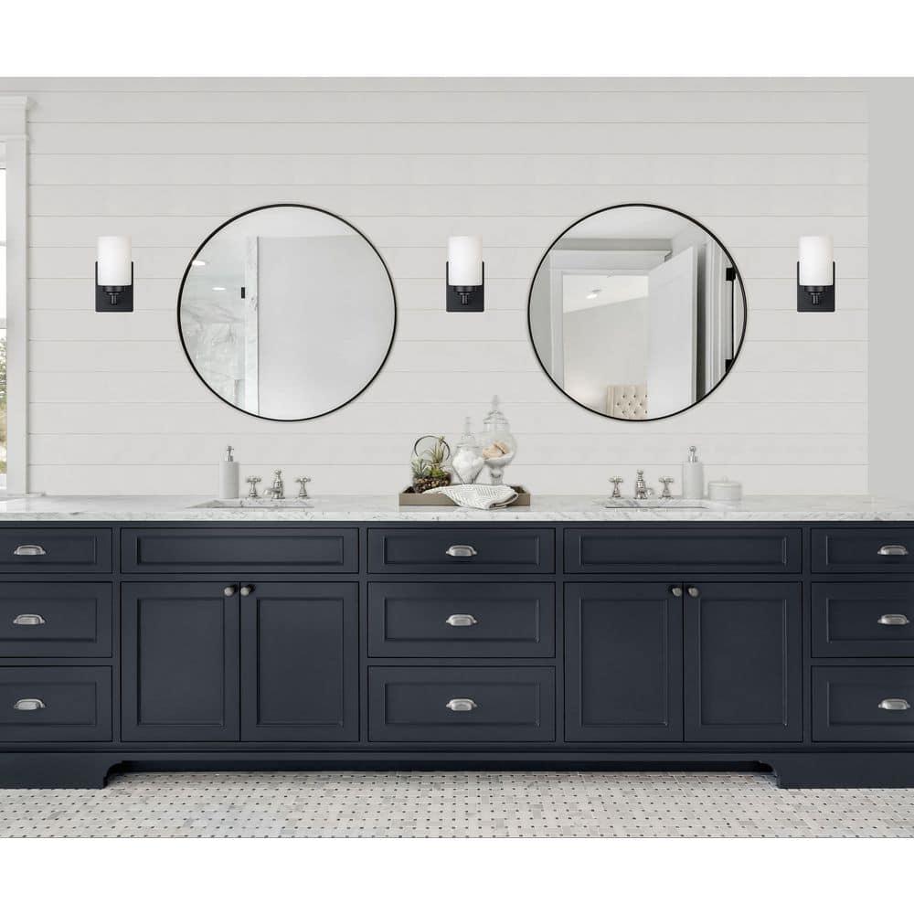 Trans Globe Lighting 70521 Mod Pod 9" Tall Wall Sconce - Black