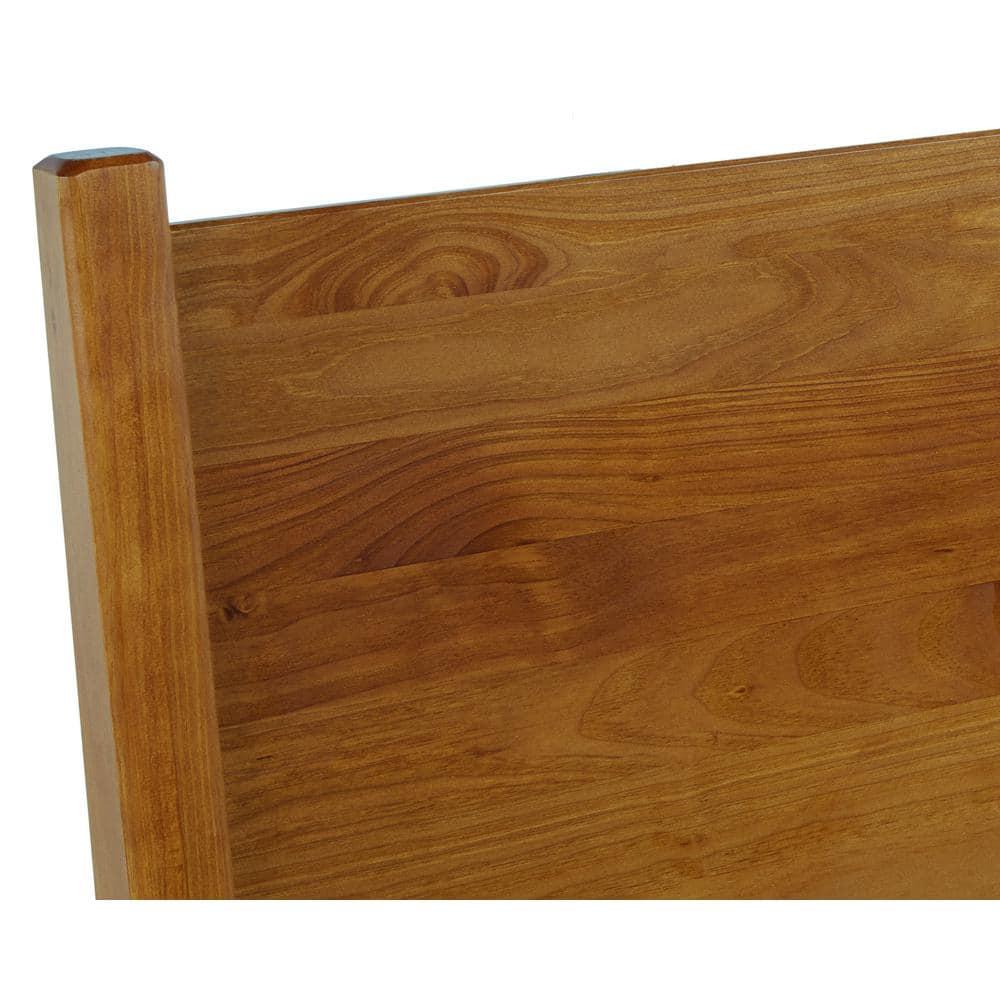 Mid-Century Castanho King Platform Bed