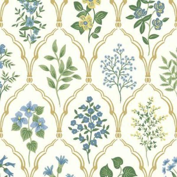 Rifle Paper Co. Hawthorne 27' x 27" Wallpaper