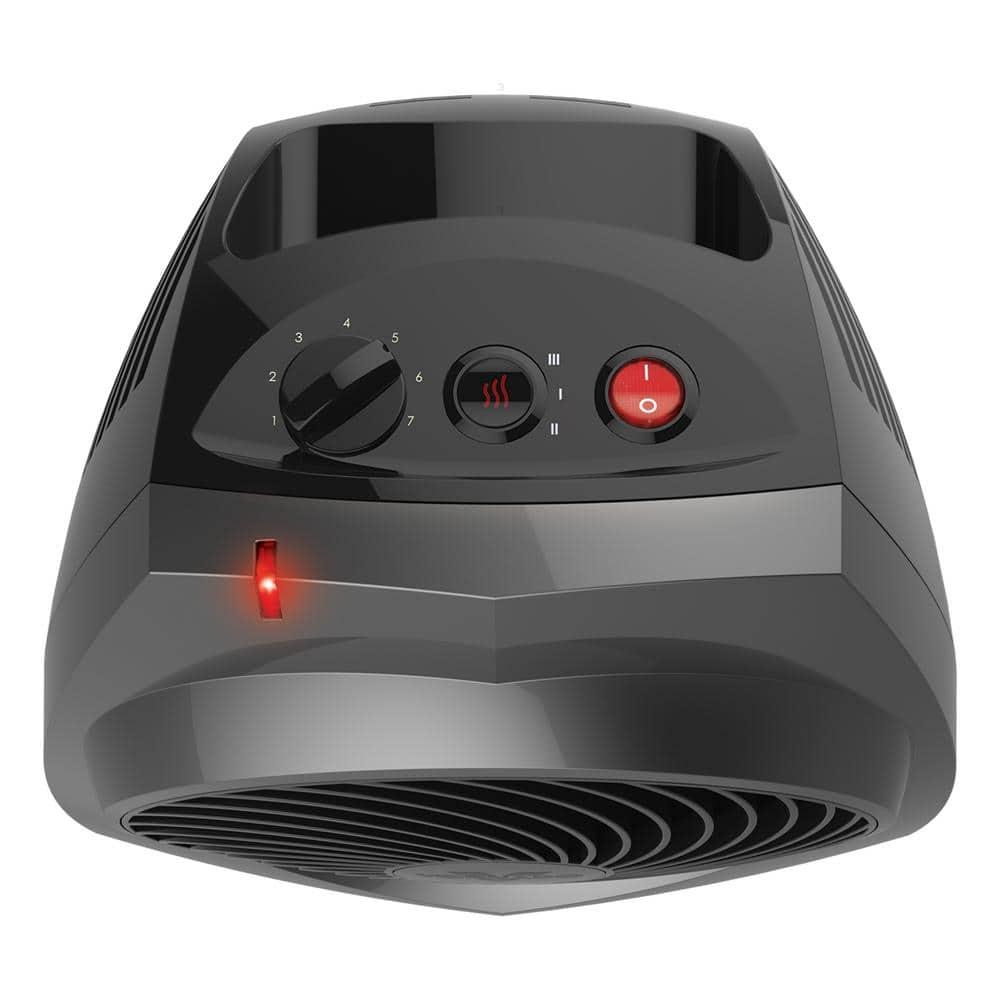VH200 1500-Watt Electric Portable Space Heater, Whole Room Vortex Heat Circulation, Charcoal