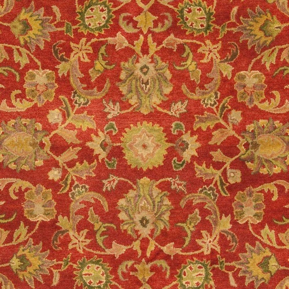 Antiquity AT52 Hand Tufted Indoor Area Rug - Red/Red - 8'3"x11' - Safavieh