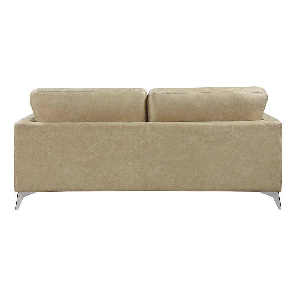 Lexicon Cazon Microfiber Sofa in Sand