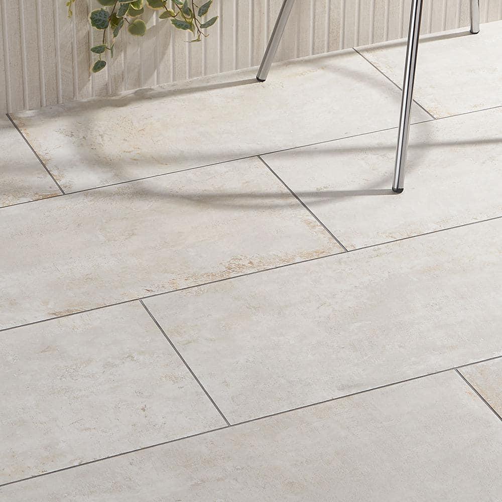 Mantis 11.81 in. x 23.62 in. Matte Porcelain Concrete Look Floor and Wall Tile (13.55 Sq. Ft./Case)