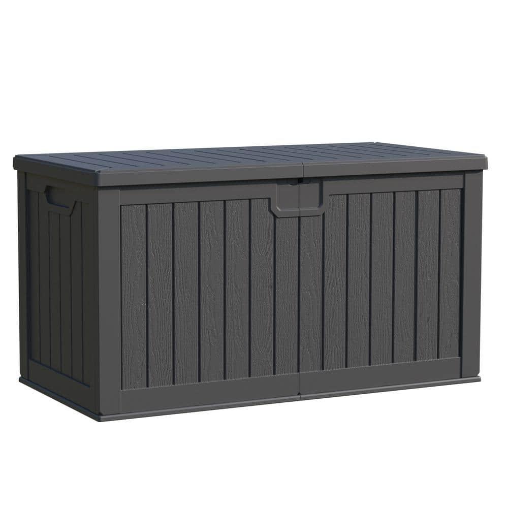 Patiowell 230 Gallons Water Resistant Resin Lockable Deck Box